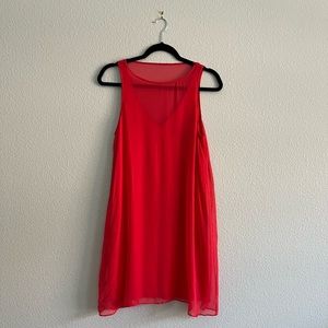 New w/defects Heather by Bordeaux Silk Shift Dress